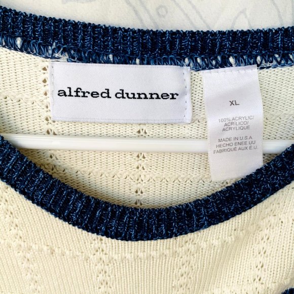 Vtg 90s y2k pastel striped grandma sweater - Picture 9 of 10